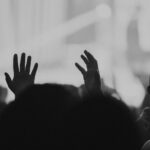 a raising hands