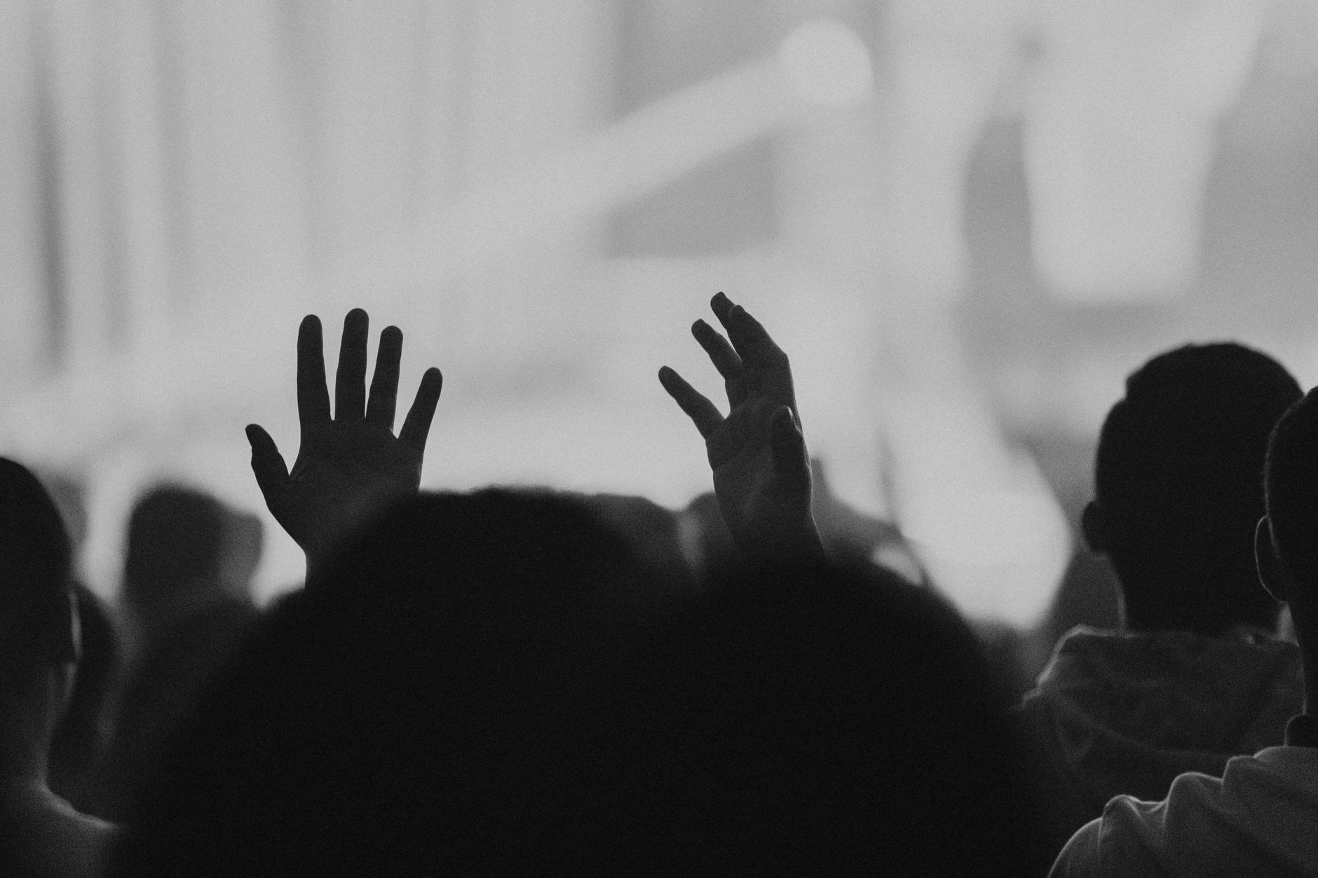 a raising hands